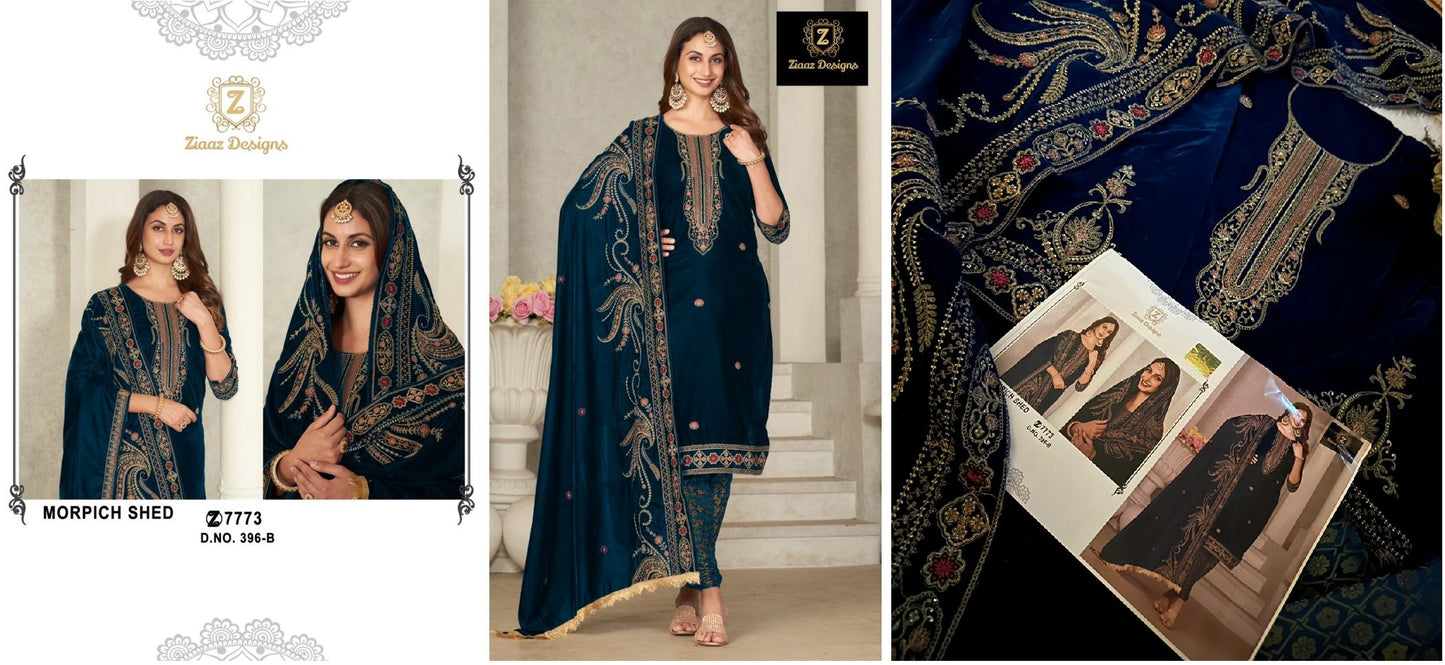396B Ziaaz Designs Pakistani Salwar Suits