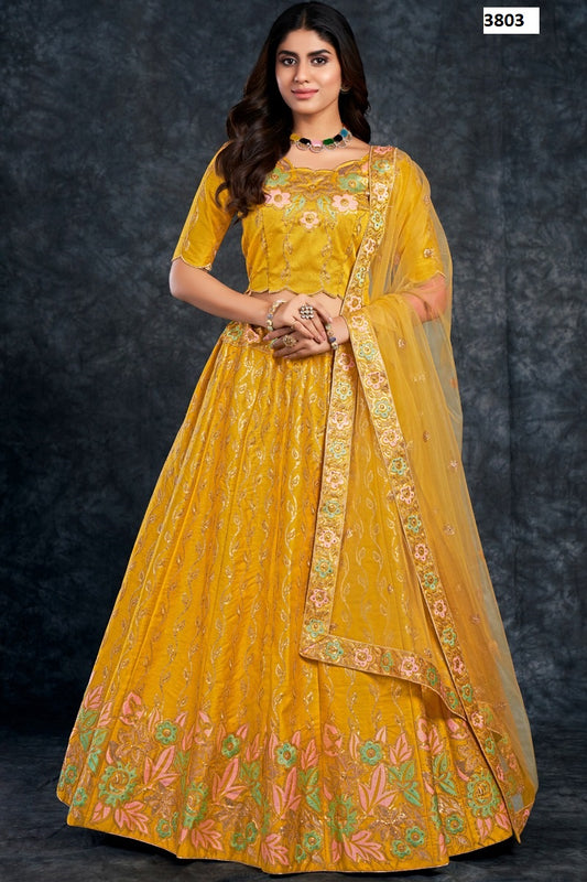 3803 Bridal Saga Aahvan Designs Lehenga Choli