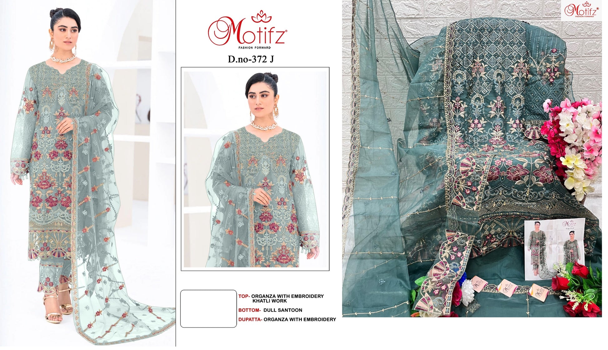372J Motifz Pakistani Salwar Suits