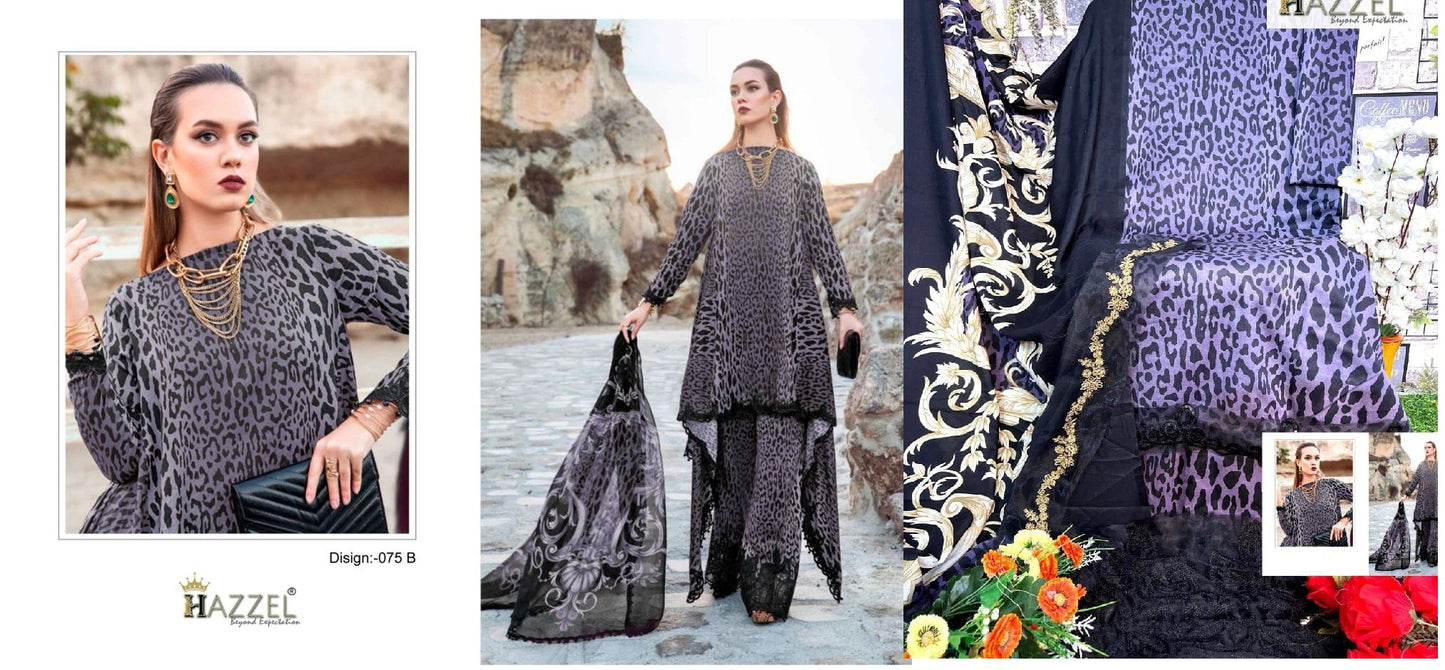 075B Hazzel Pakistani Salwar Suits