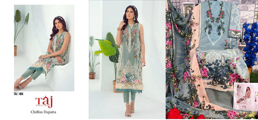 484 Taj Creations Pakistani Salwar Suits