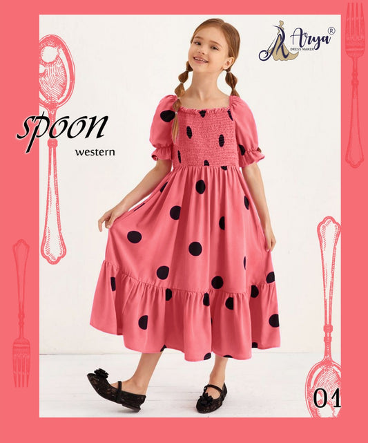 01 Spoon Adm Girls Western Dress