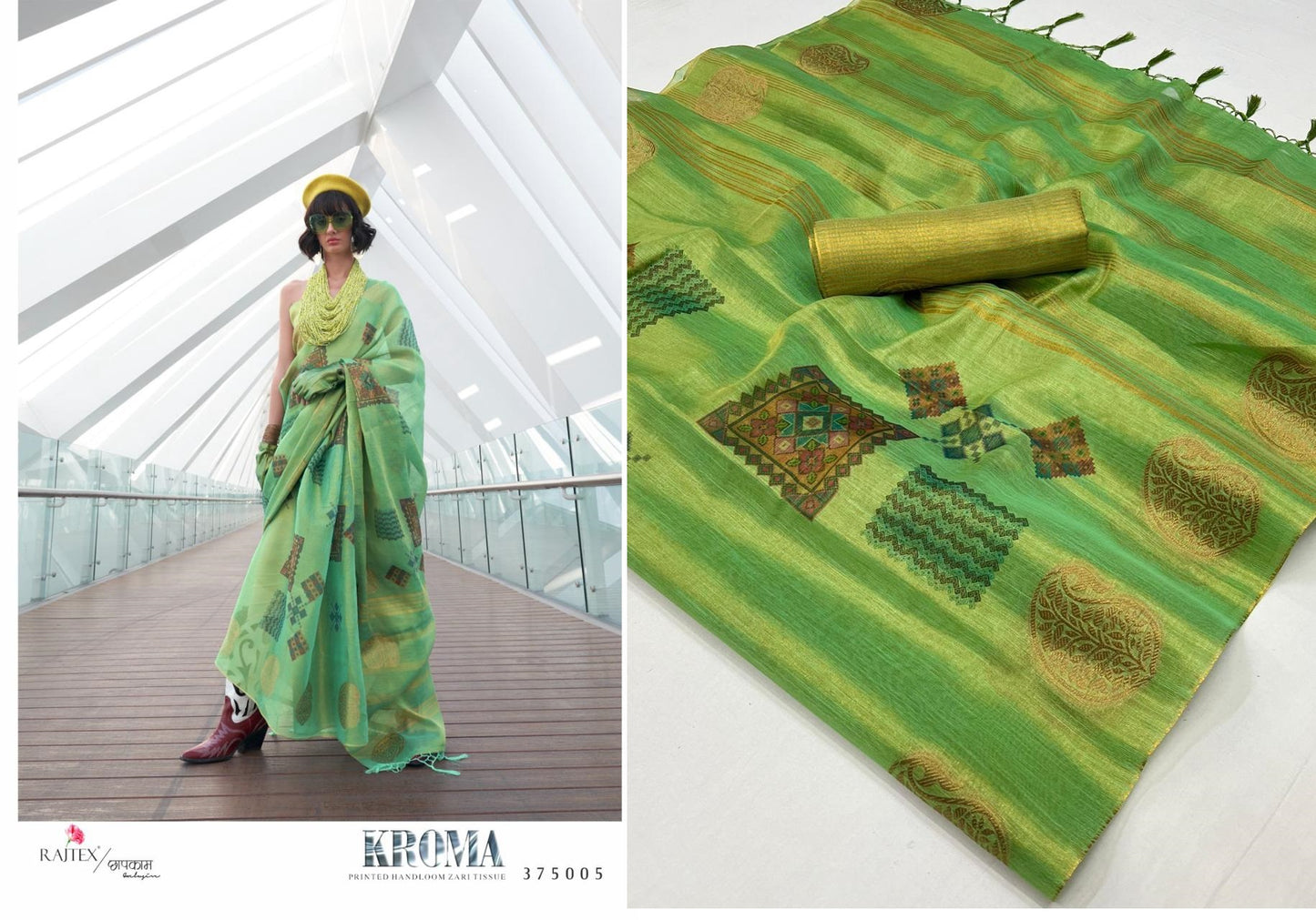 375005 Kroma Rajtex Sarees