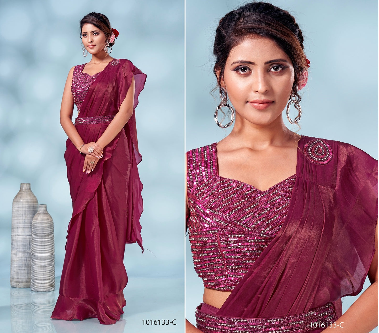 1016133C Amoha Ready To Wear Saree