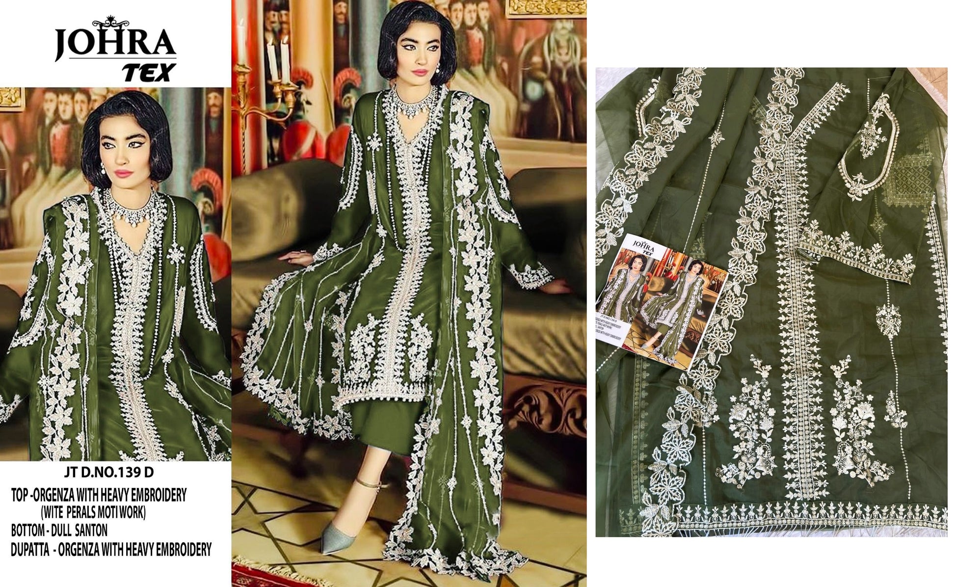 Jt-139D Johra Tex Pakistani Salwar Suits