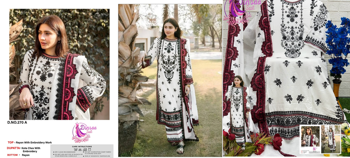 270A Dinsaa Suit Pakistani Salwar Suits