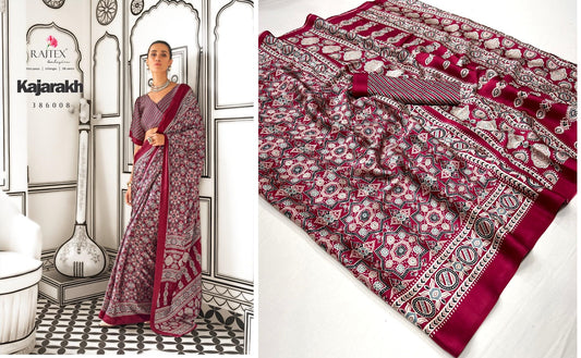 386008 Kajarakh Rajtex Sarees