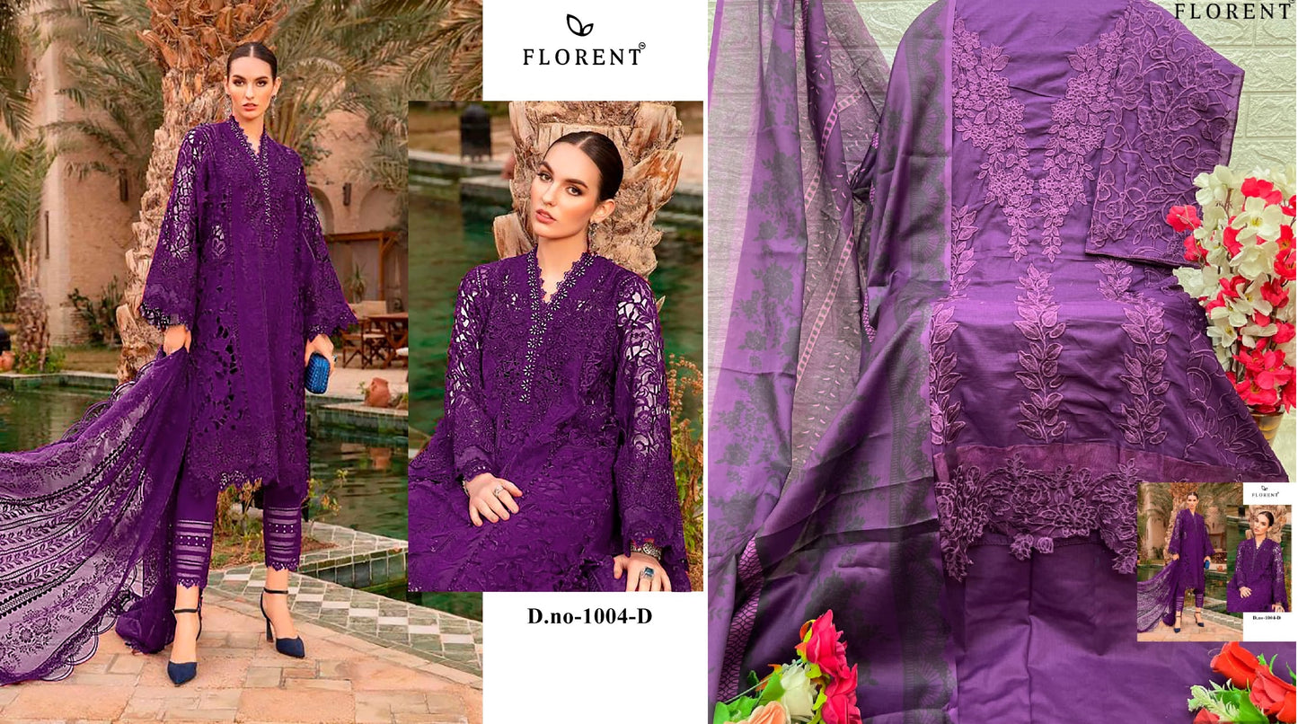 1004D Maria B Vol 1 Florent Pakistani Salwar Suits