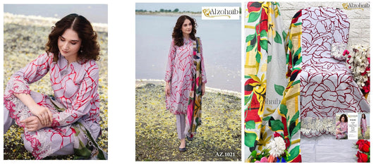 1021 M Basic Al Zohaib Pakistani Salwar Suits