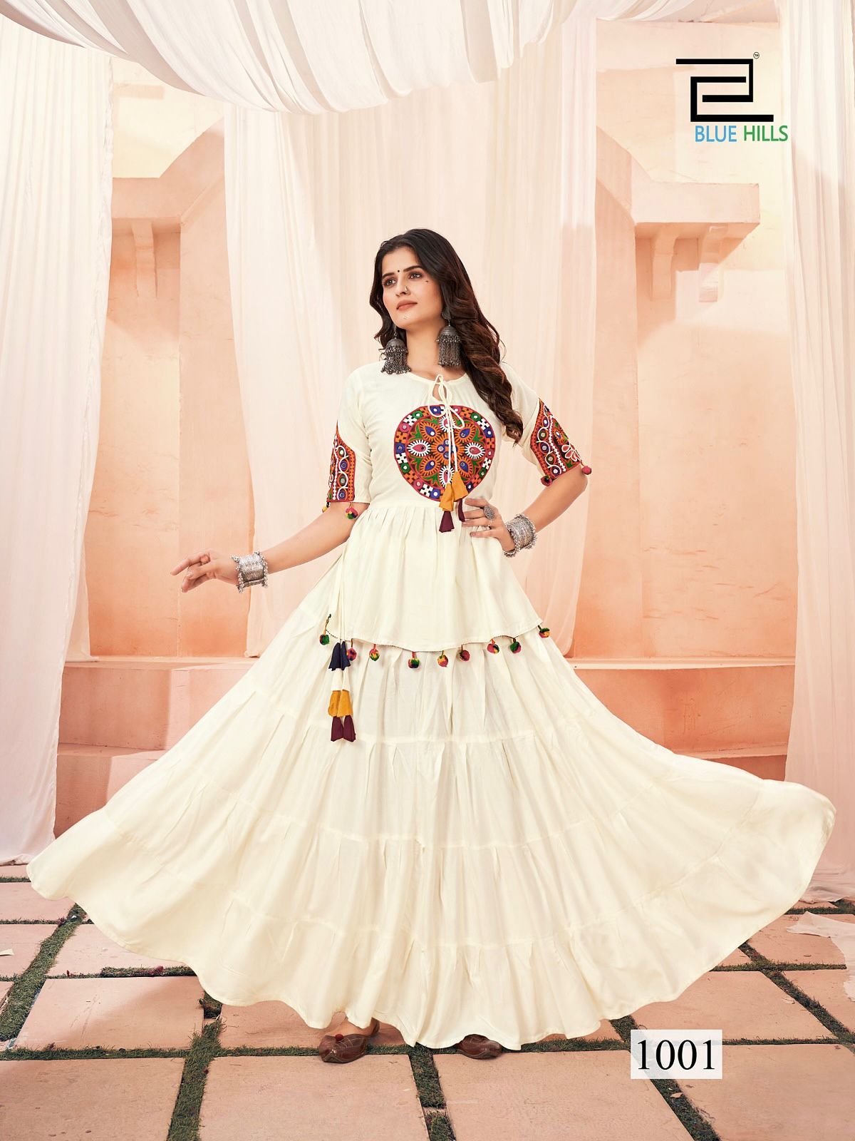 1001 Dholida Bluehills Women Kedia