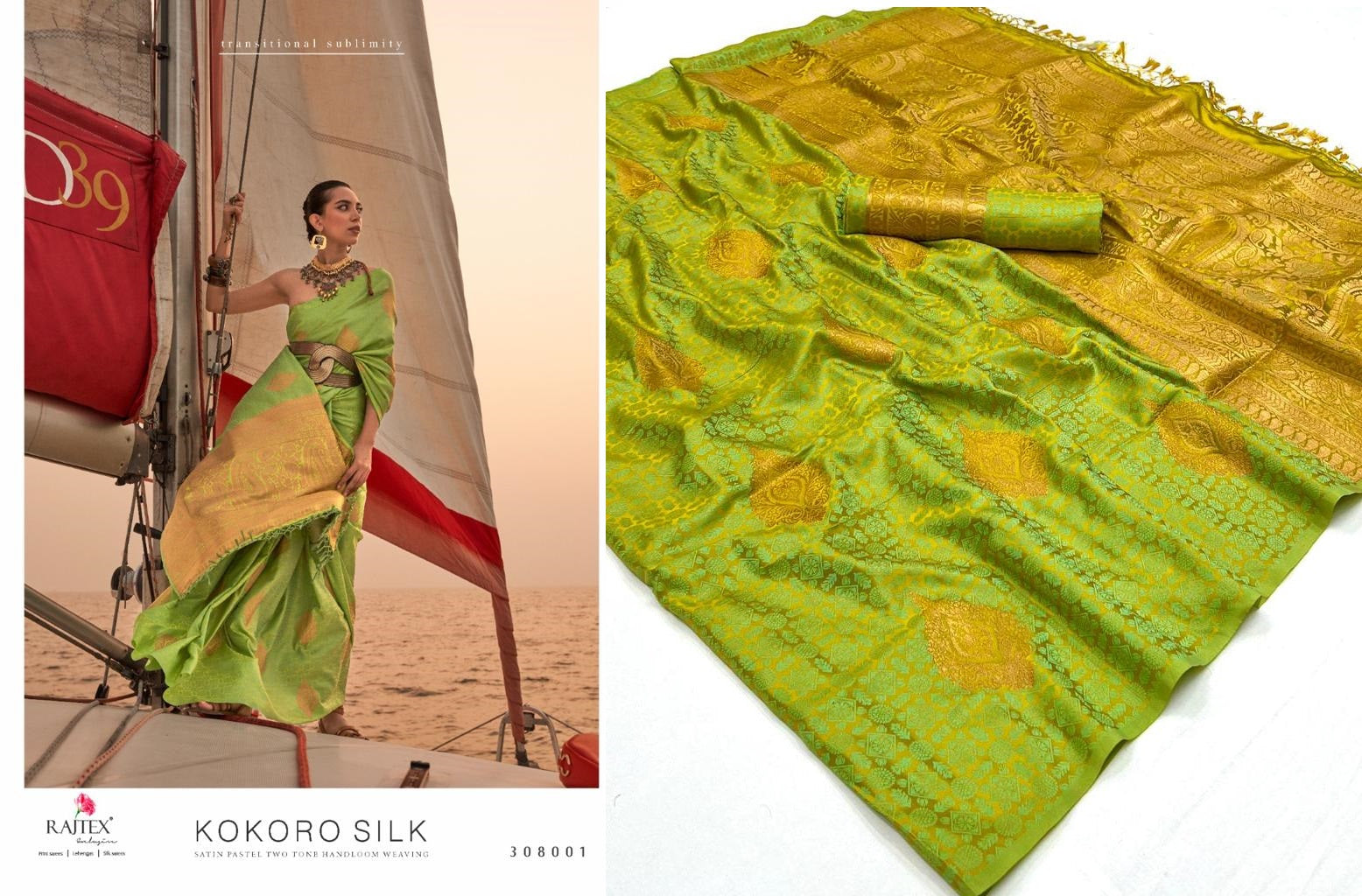 308001 Kokoro Silk Rajtex Sarees