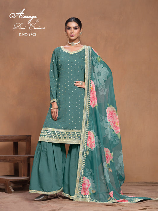 9702 Aanaya Vol 197 Dani Creation Unstitched Suits