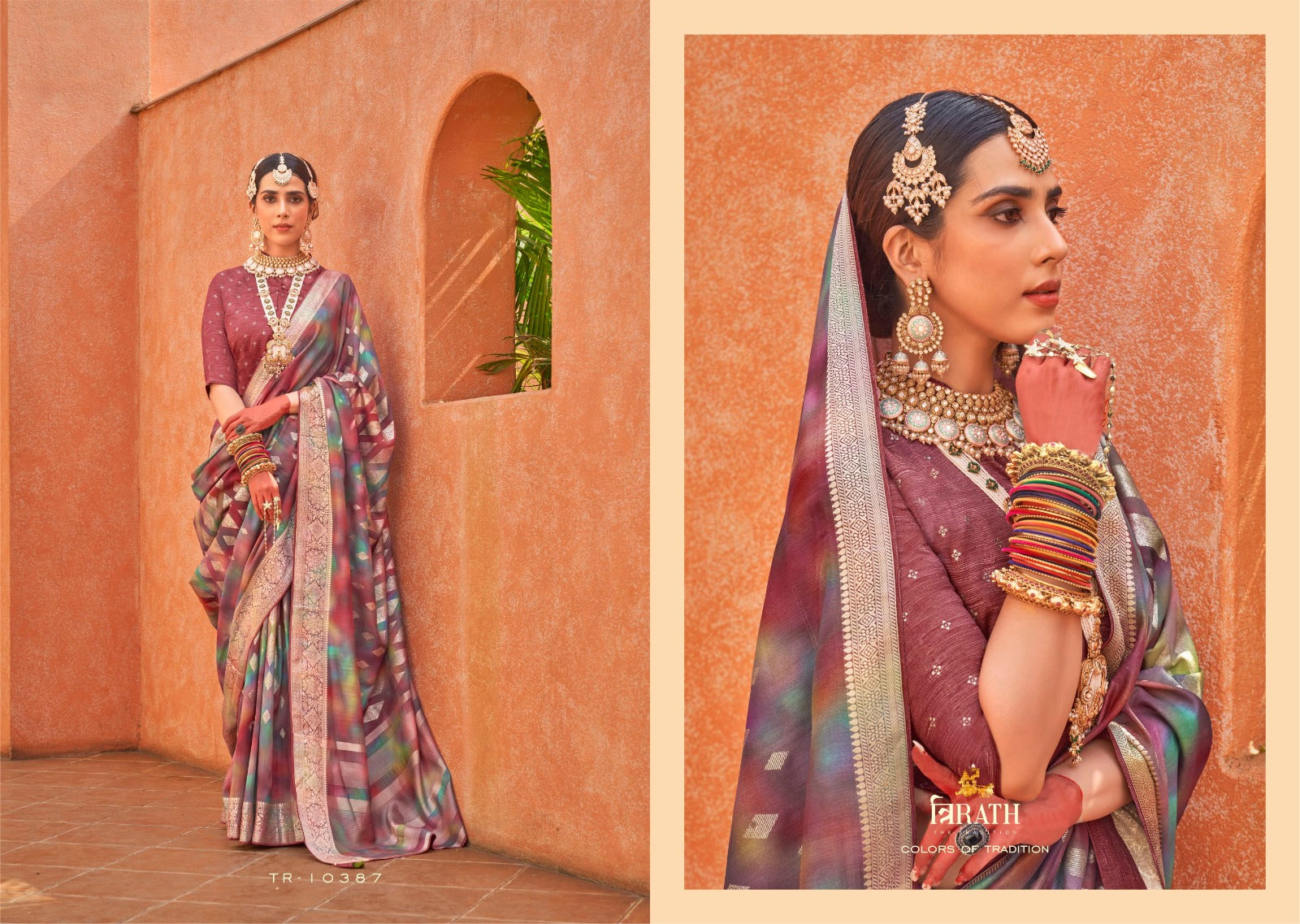 10387 Rang Tarang Trirath Sarees