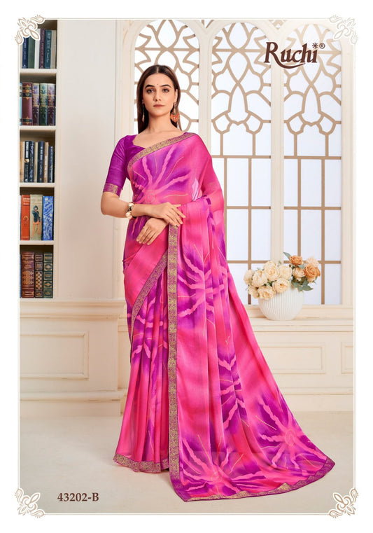 43202-B Simayaa Vol 36 Ruchi Chiffon Sarees