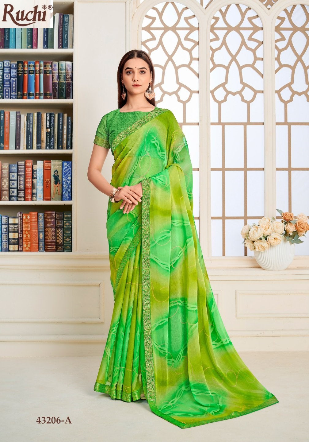43206-A Simayaa Vol 36 Ruchi Chiffon Sarees