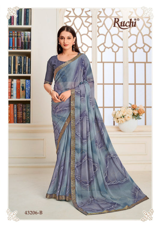 43206-B Simayaa Vol 36 Ruchi Chiffon Sarees