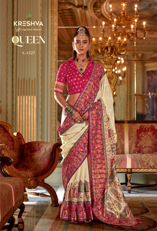 4327 Queen Kreshva Pv Silk Sarees