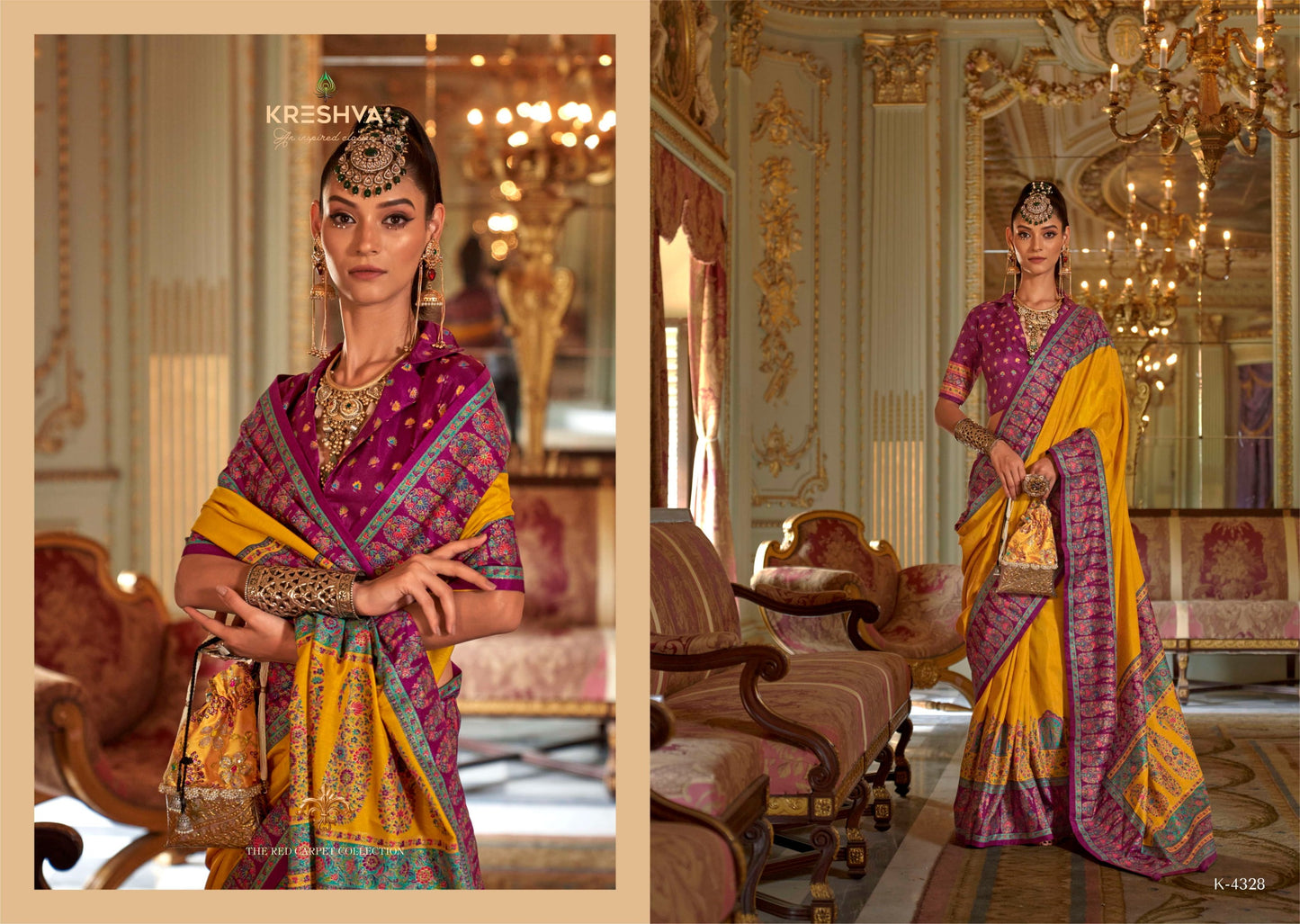4328 Queen Kreshva Pv Silk Sarees