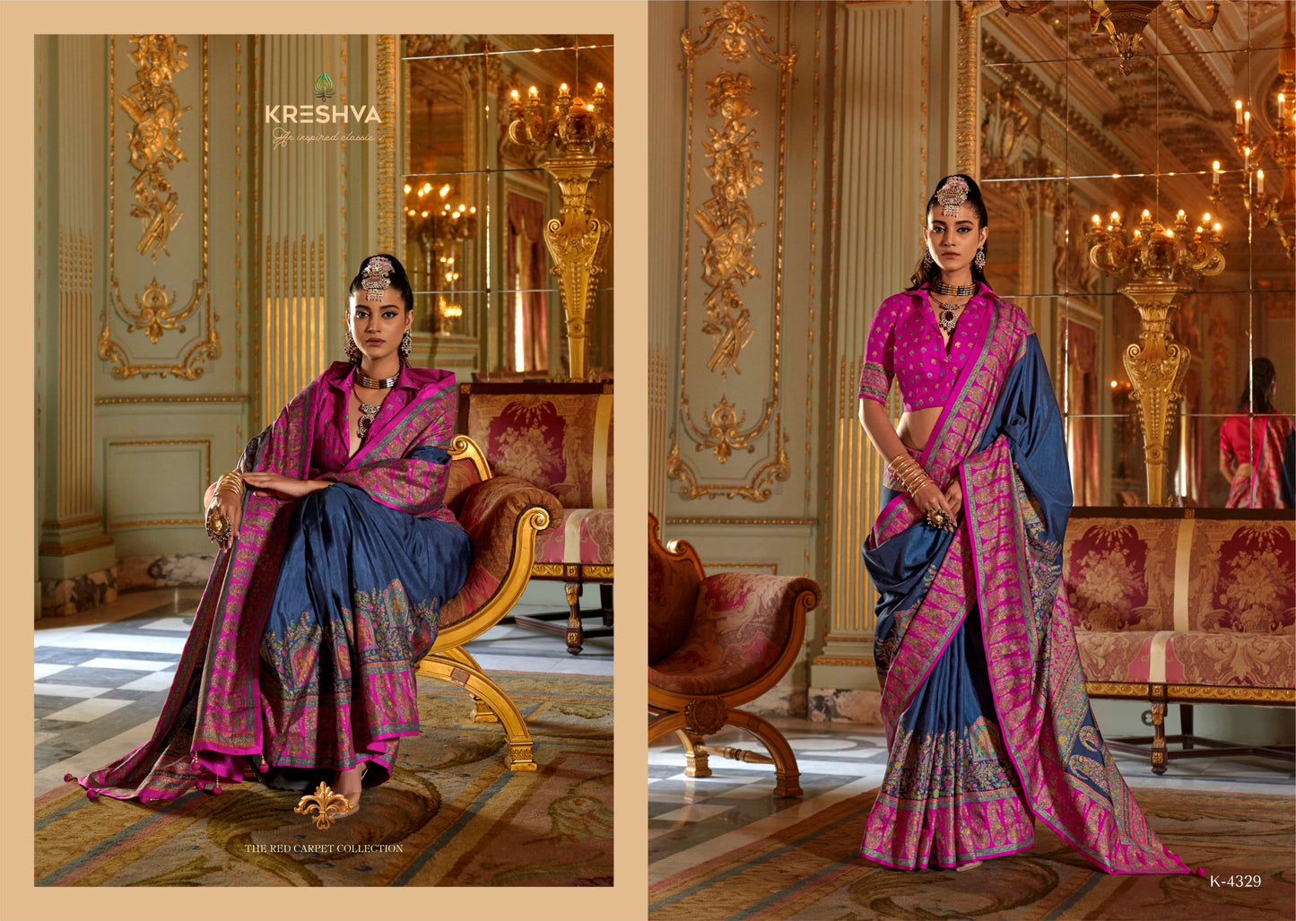 4329 Queen Kreshva Pv Silk Sarees
