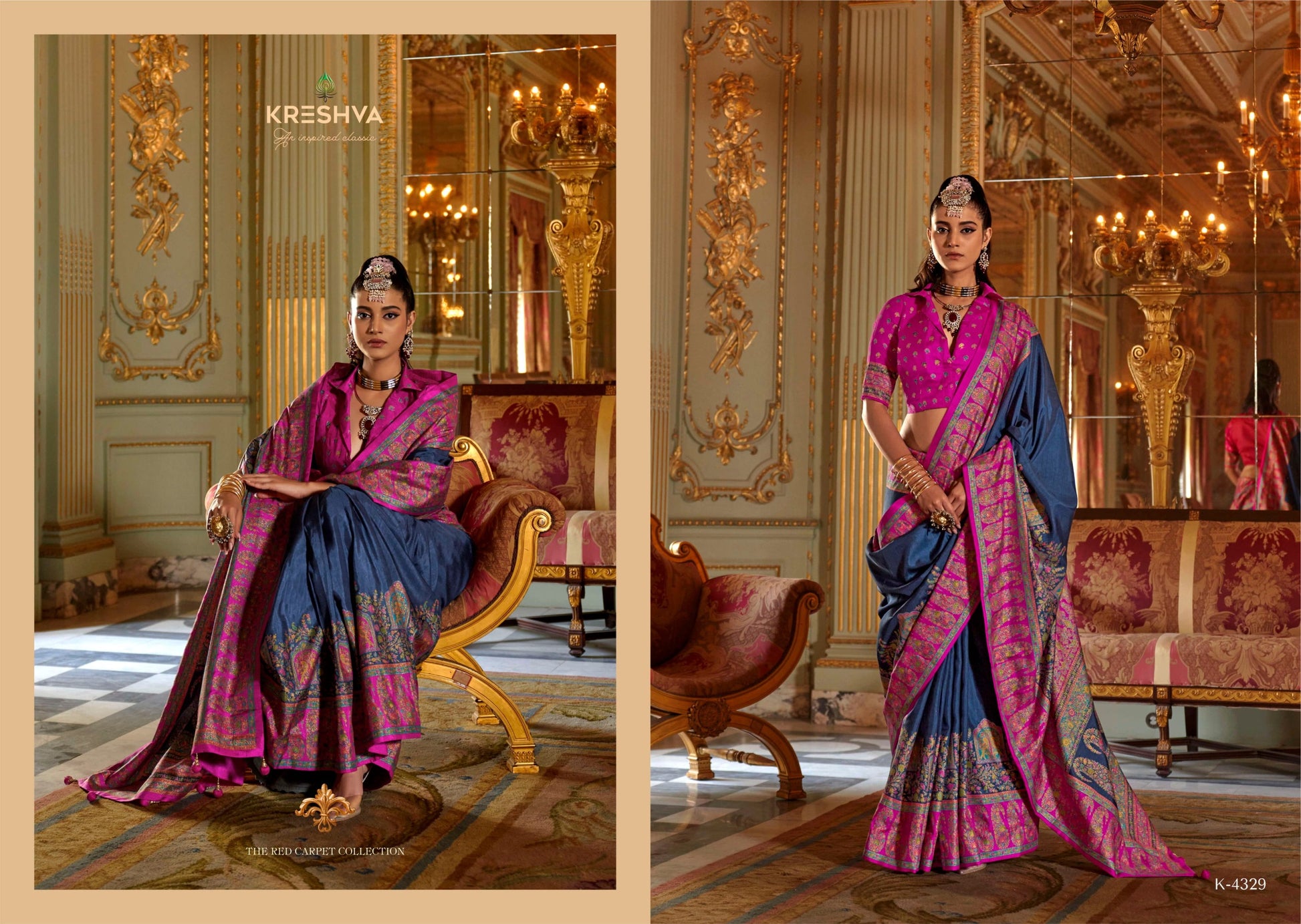 4329 Queen Kreshva Pv Silk Sarees