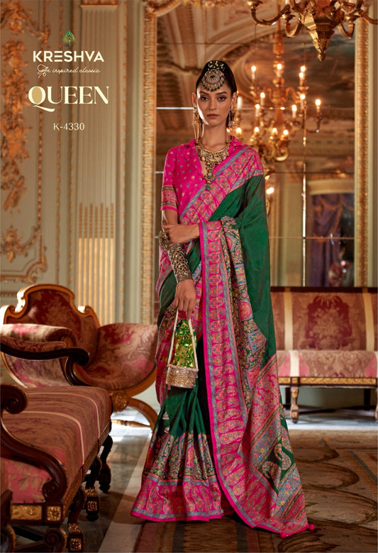 4330 Queen Kreshva Pv Silk Sarees