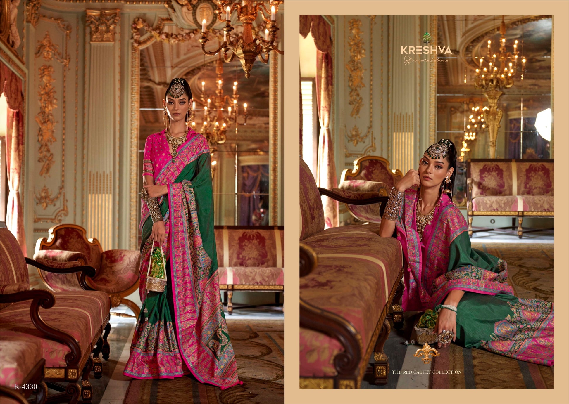 4330 Queen Kreshva Pv Silk Sarees