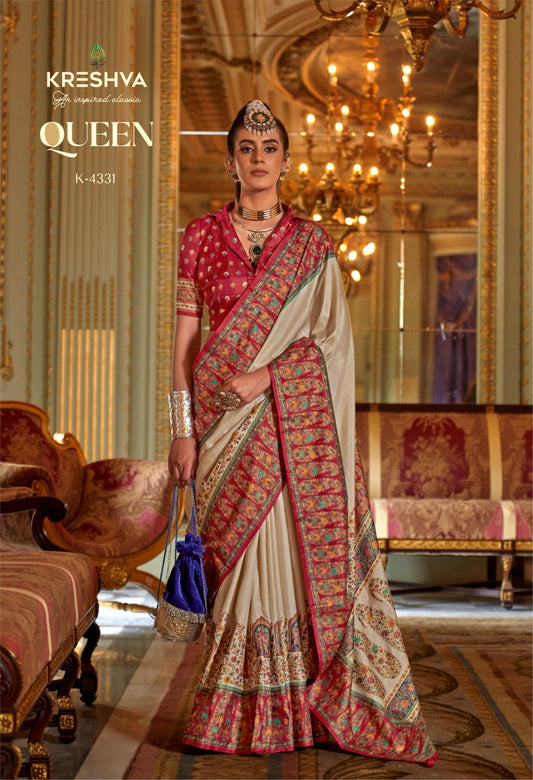 4331 Queen Kreshva Pv Silk Sarees