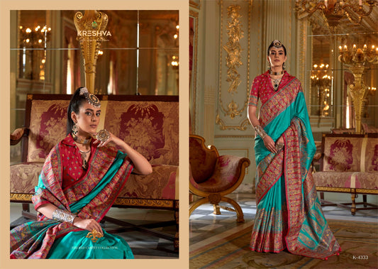 4333 Queen Kreshva Pv Silk Sarees