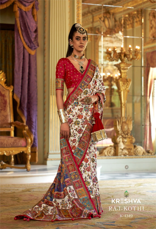 4349 Raj Kothi Kreshva Pv Silk Sarees