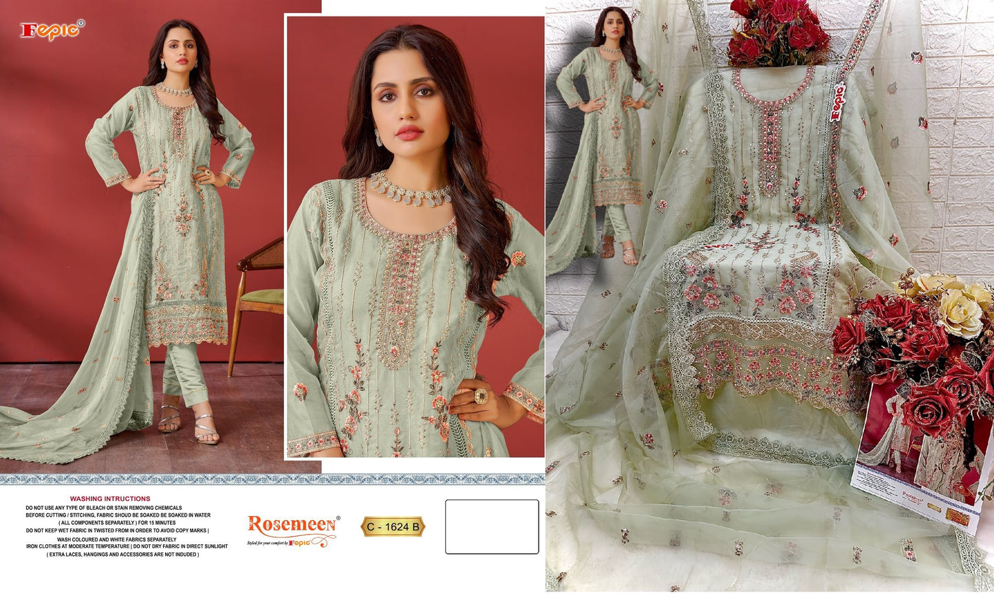 C-1624-B Fepic Pakistani Salwar Suits
