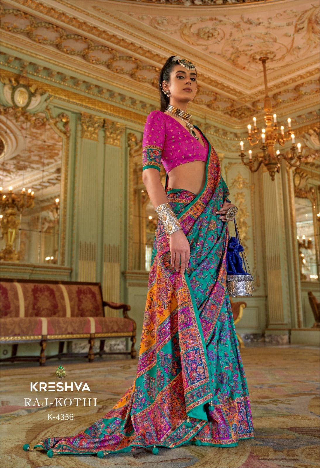 4356 Raj Kothi Kreshva Pv Silk Sarees