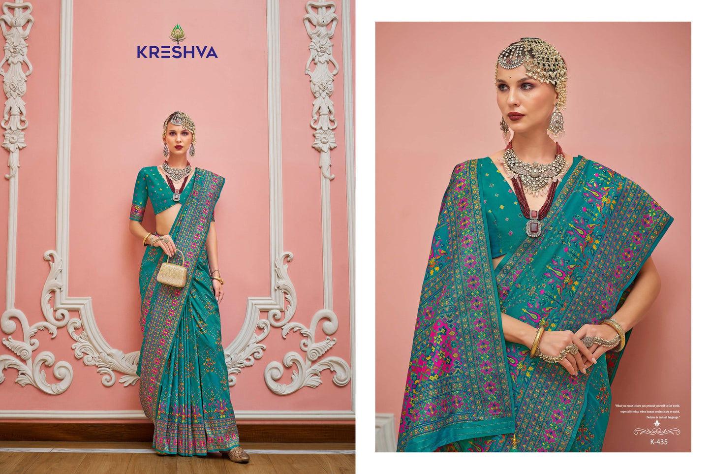 435 Kashmir Vol 4 Kreshva Banarasi Silk Sarees