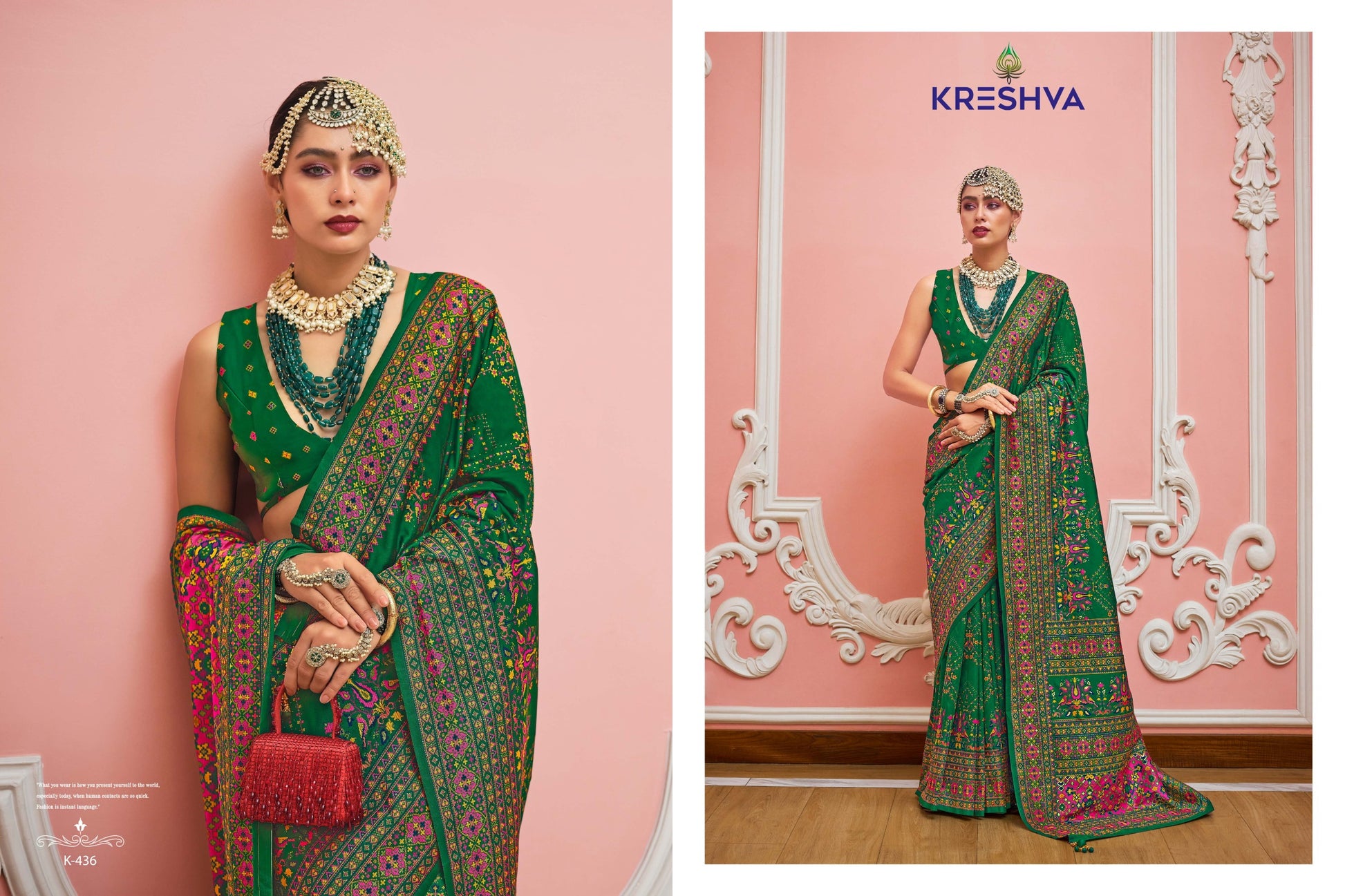436 Kashmir Vol 4 Kreshva Banarasi Silk Sarees