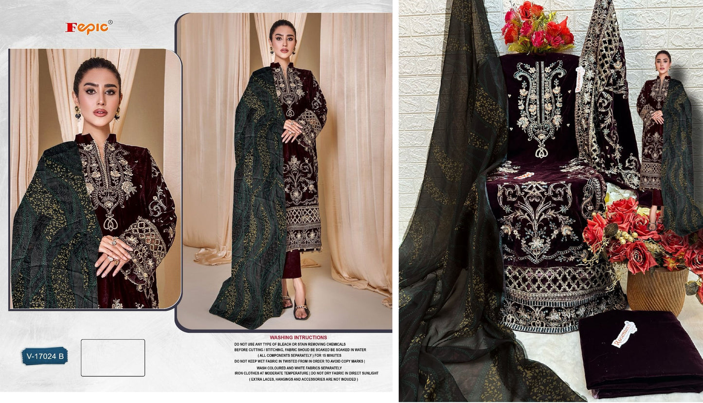 V-17024-B Fepic Pakistani Salwar Suits
