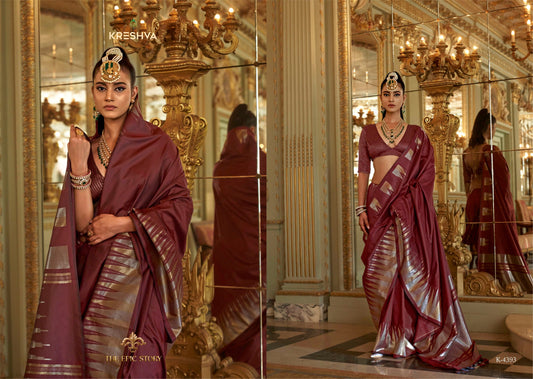 4393 Antariksh Kreshva Soft Silk Sarees