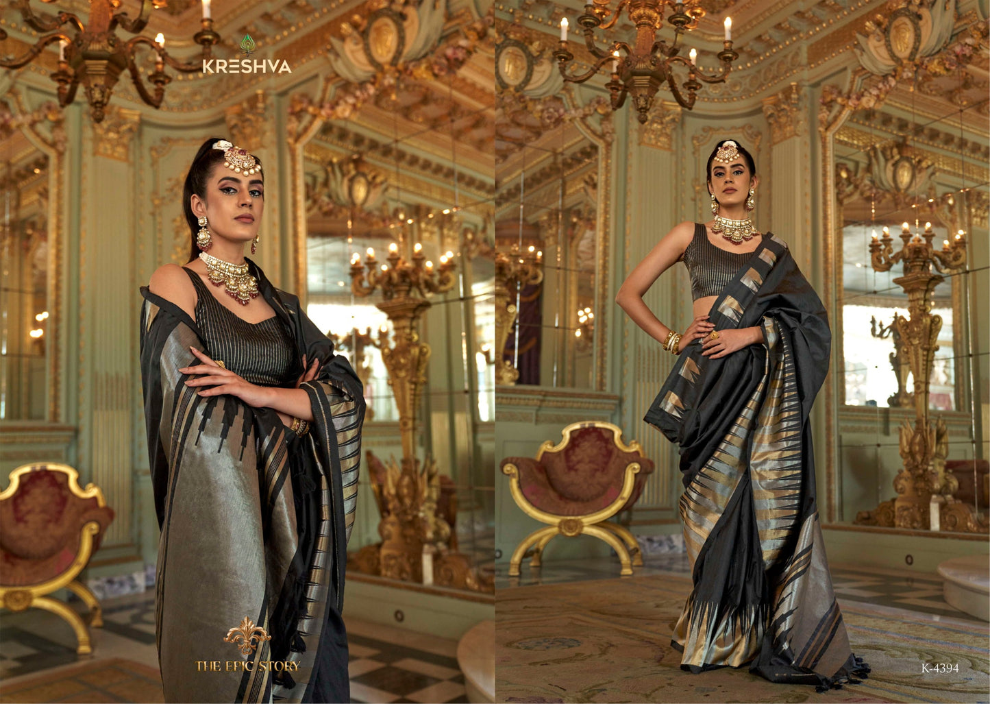 4394 Antariksh Kreshva Soft Silk Sarees
