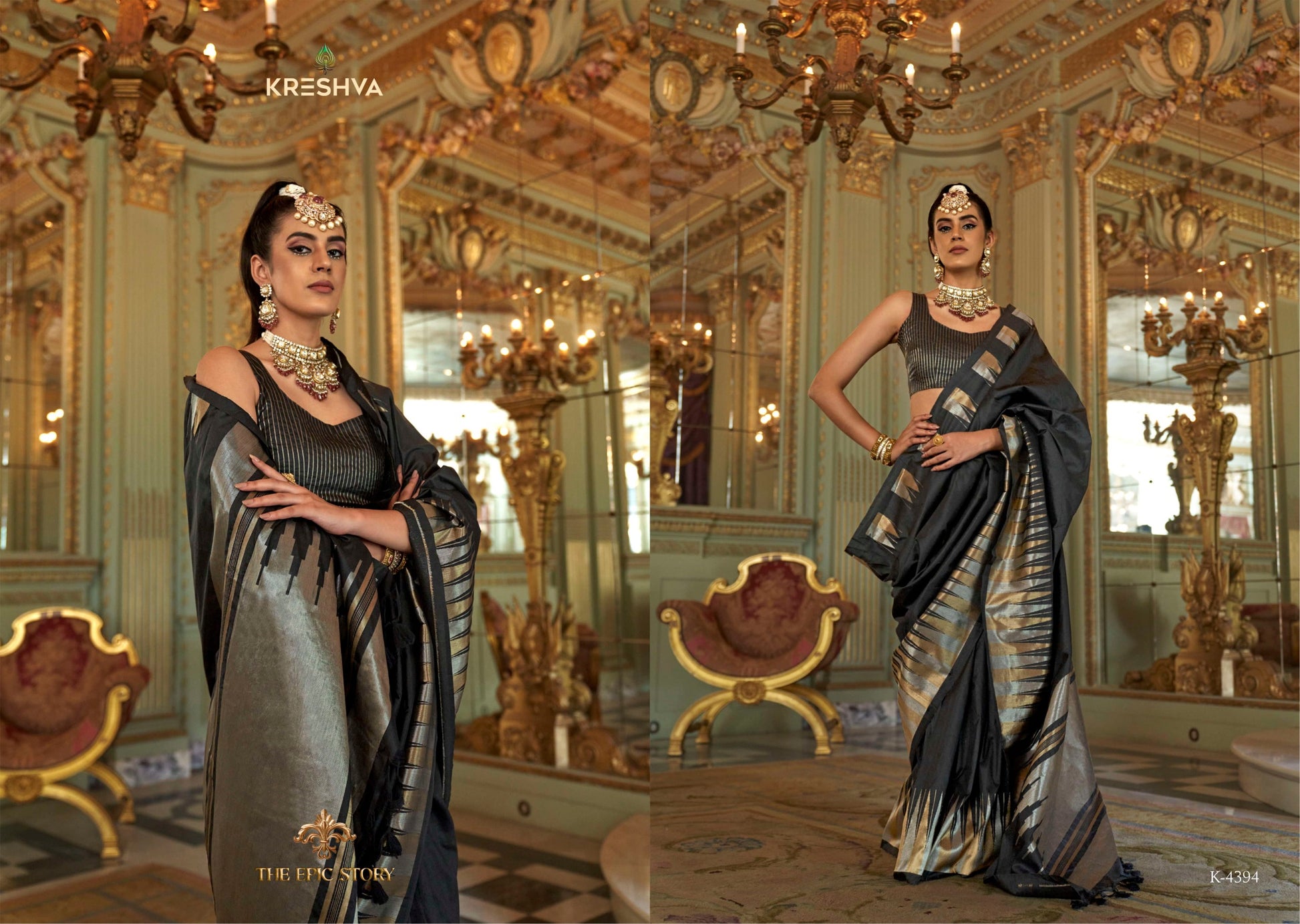 4394 Antariksh Kreshva Soft Silk Sarees