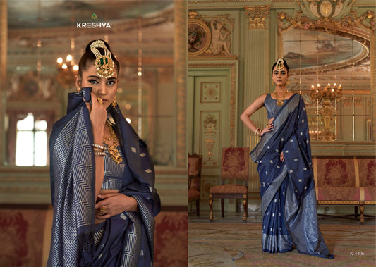 4406 Adbhut Kreshva Soft Silk Sarees
