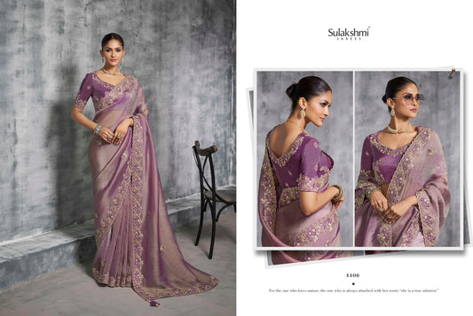 4406 Kashira Sulakshmi Prints Premium Tissue Sarees