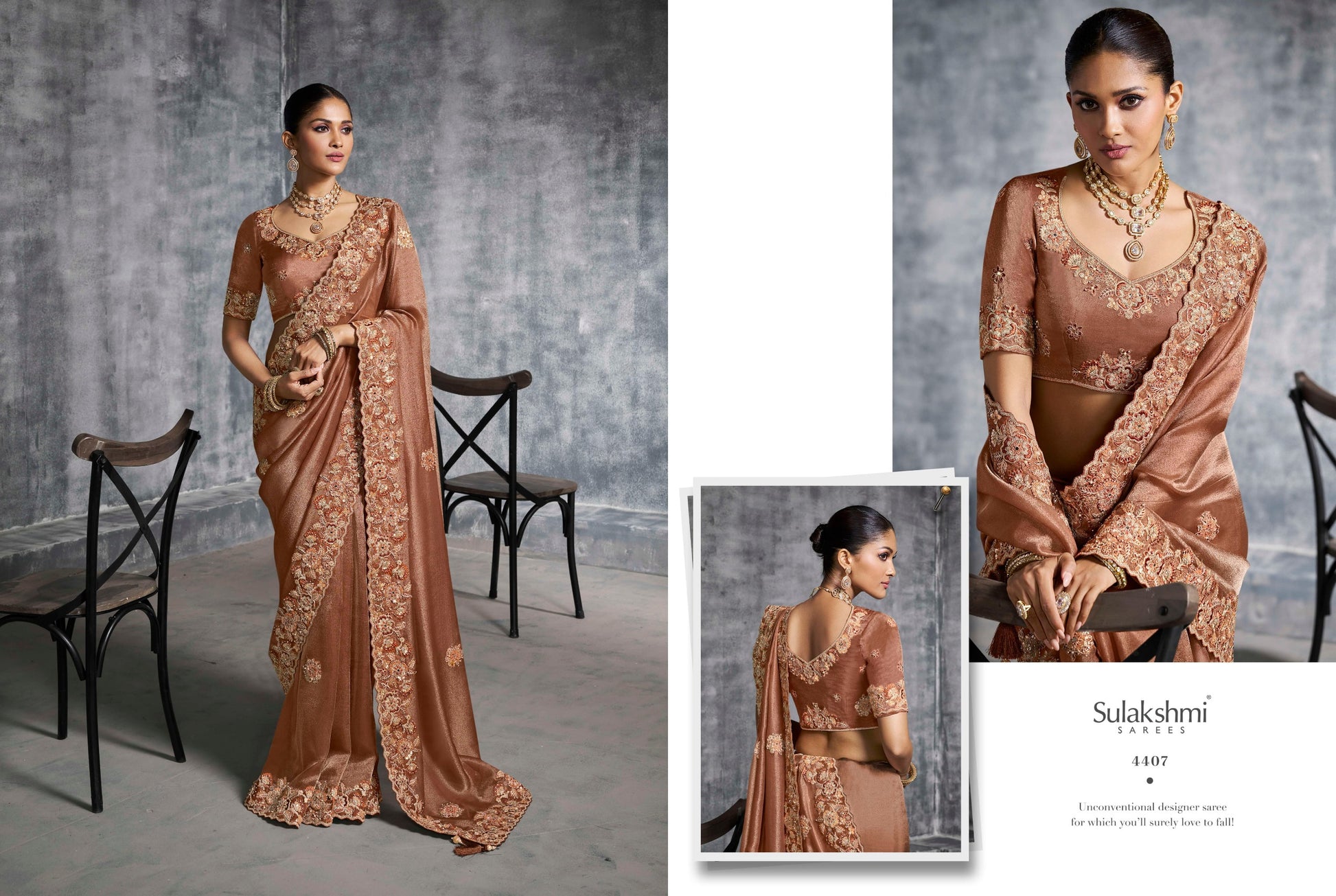4407 Kashira Sulakshmi Prints Premium Tissue Sarees
