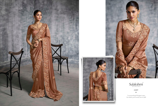 4407 Kashira Sulakshmi Prints Premium Tissue Sarees