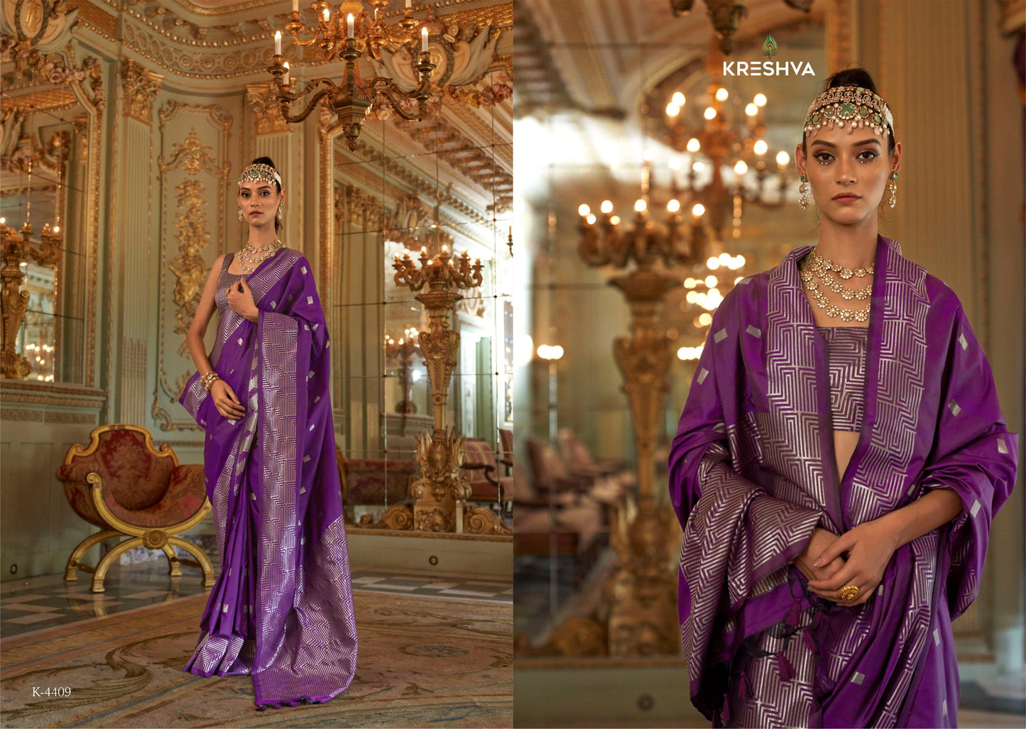 4409 Adbhut Kreshva Soft Silk Sarees