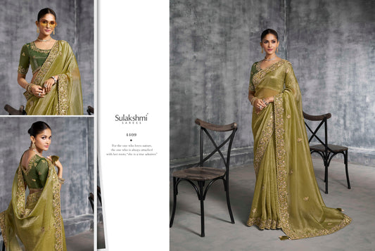 4409 Kashira Sulakshmi Prints Premium Tissue Sarees