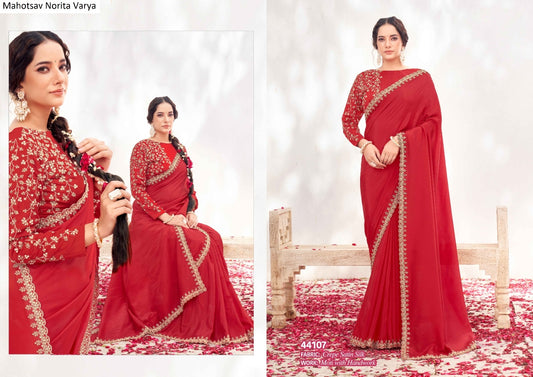 44107 Norita Varya Mahotsav Crepe Satin Silk Sarees