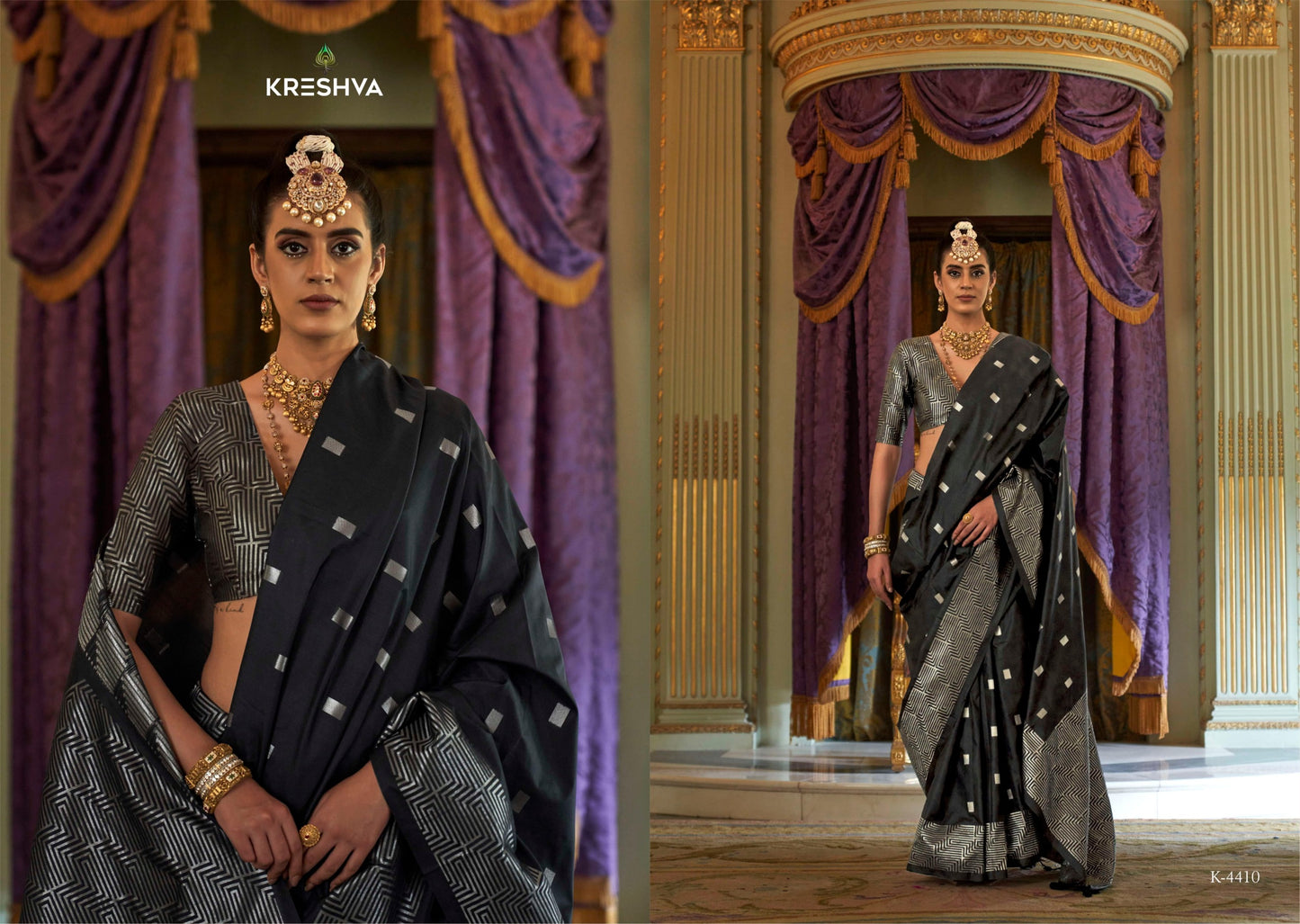 4410 Adbhut Kreshva Soft Silk Sarees