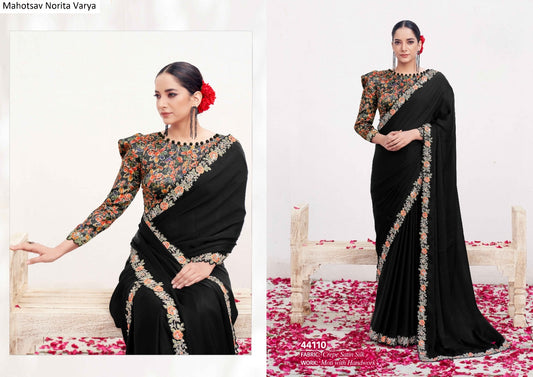 44110 Norita Varya Mahotsav Crepe Satin Silk Sarees