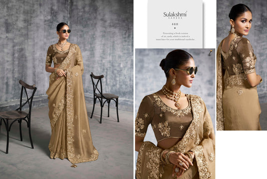 4411 Kashira Sulakshmi Prints Premium Tissue Sarees