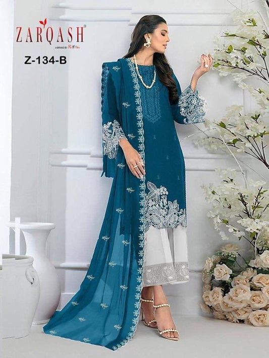 Z-134-B Zarqash Pakistani Readymade Suits