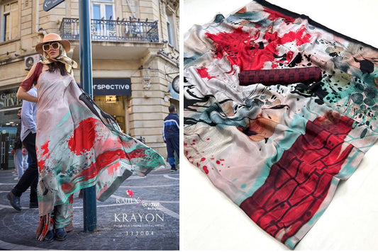 333004 Krayon Rajtex Sarees