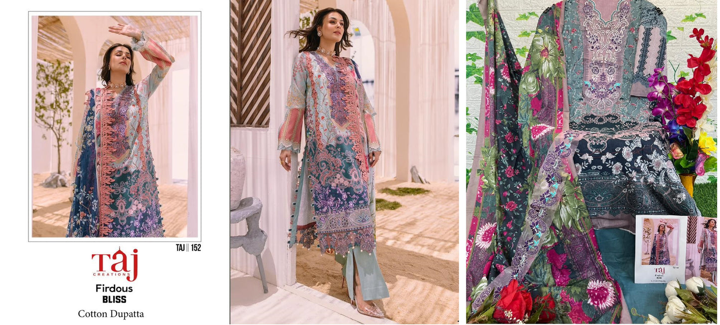 152 Taj Creations Pakistani Salwar Suits